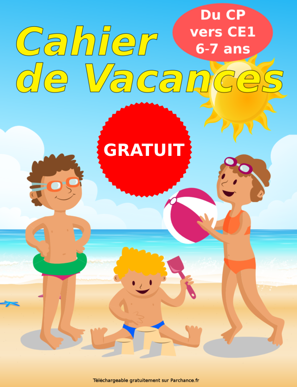 Cahier de vacances du CP vers CE1