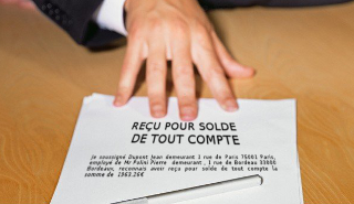 Reçu pour solde de tout compte