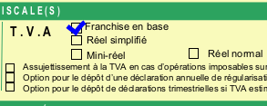 Franchise en base de TVA